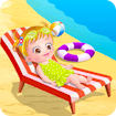 Baby Hazel At Beach