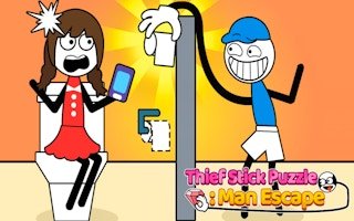 Image Thief Stick Puzzle Man Escape